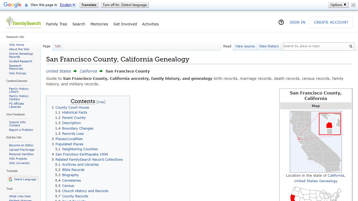 San Francisco County, California Genealogy • FamilySearch